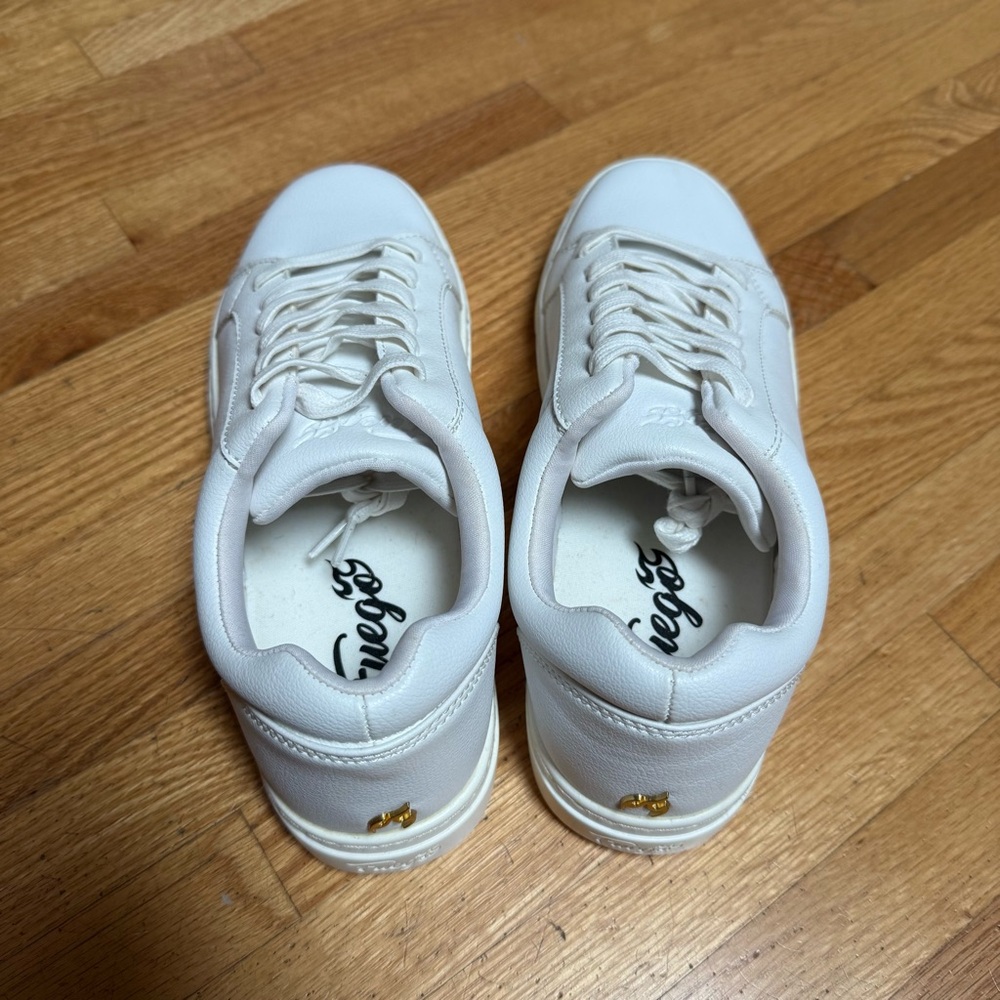 Fuego White Low Top Dance Sneakers - Picture 7 of 10